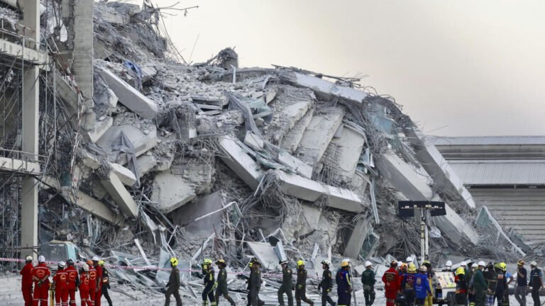 Fading Hopes for Rescue: The Aftermath of a Devastating Earthuake in Myanmar and Thailand