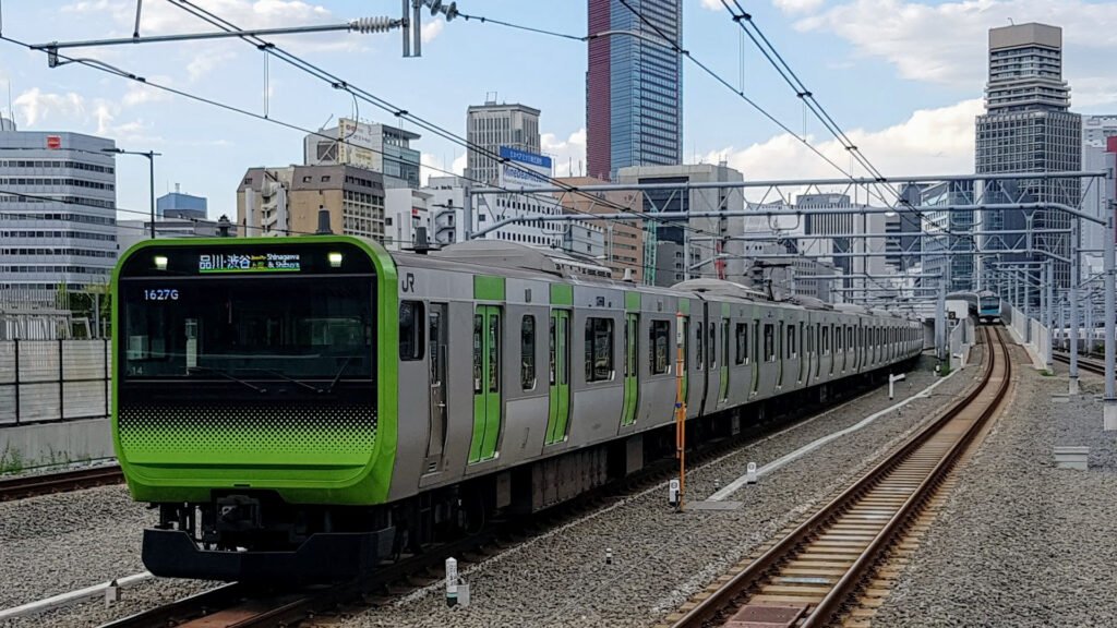 A train in Tokyo