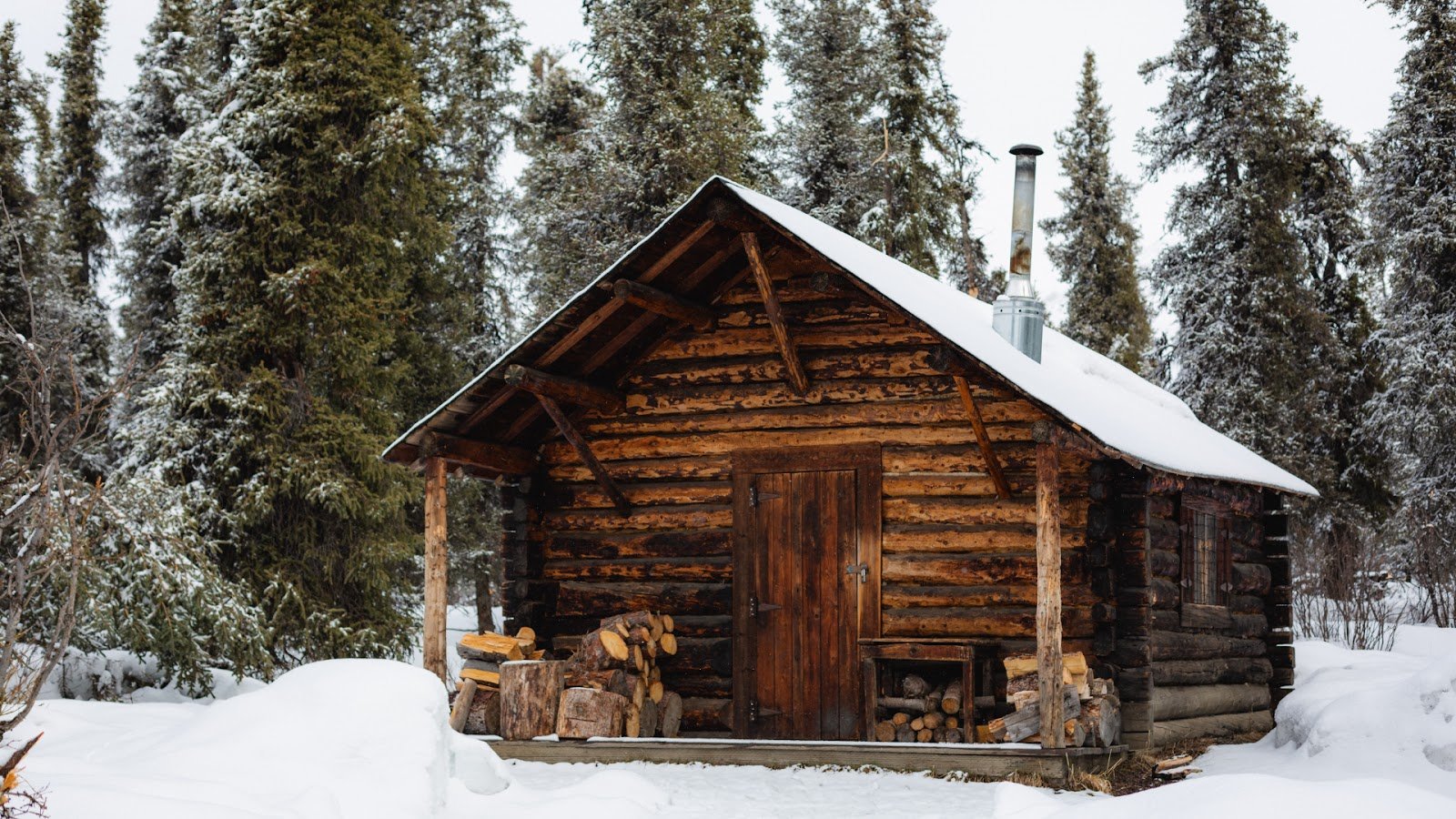 A historic cabin in Denali National Parl