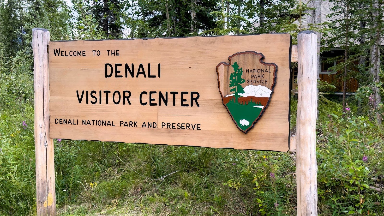 Denali Visitor Center sign