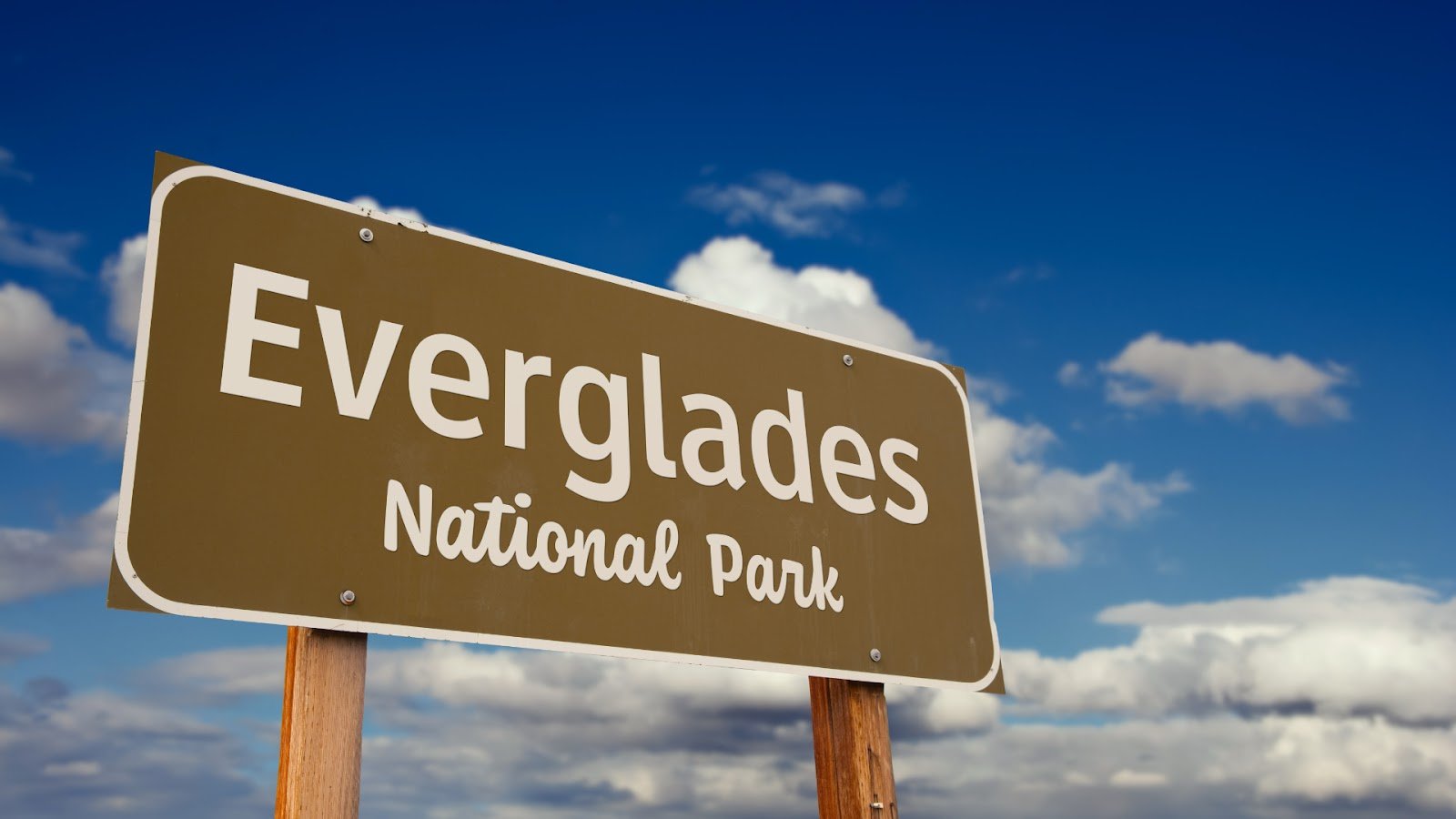 An Everglades sign