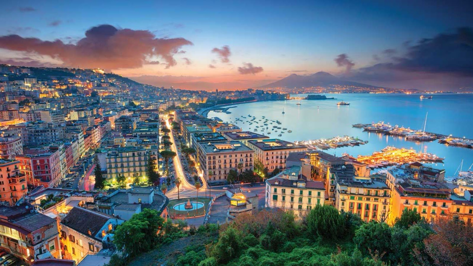 A view of Naples
