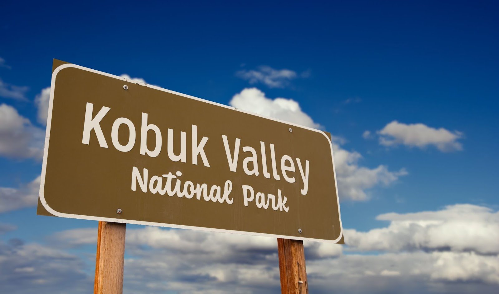 Kobuk Valley National Park Sign