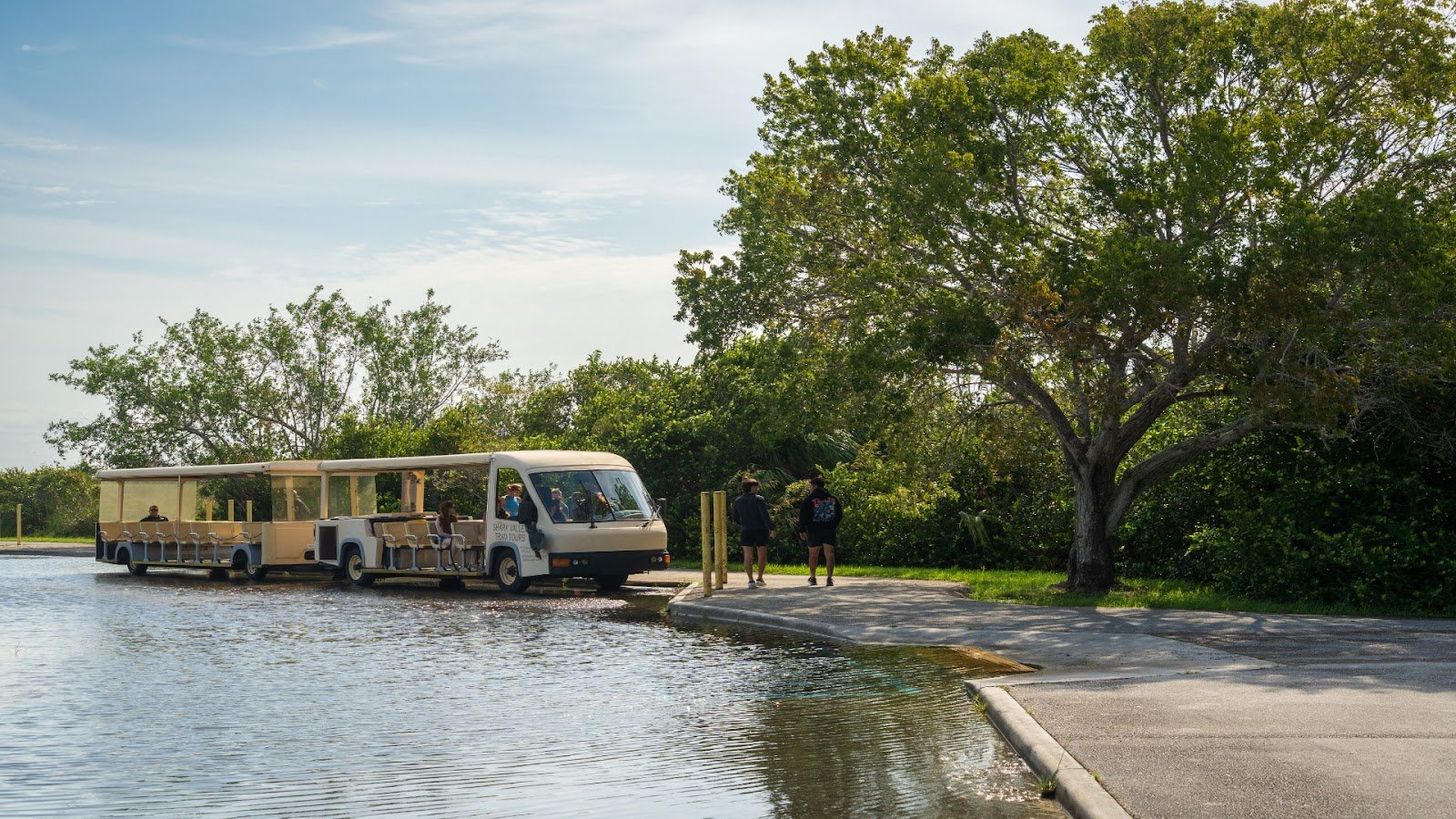 A tram in the Everglades