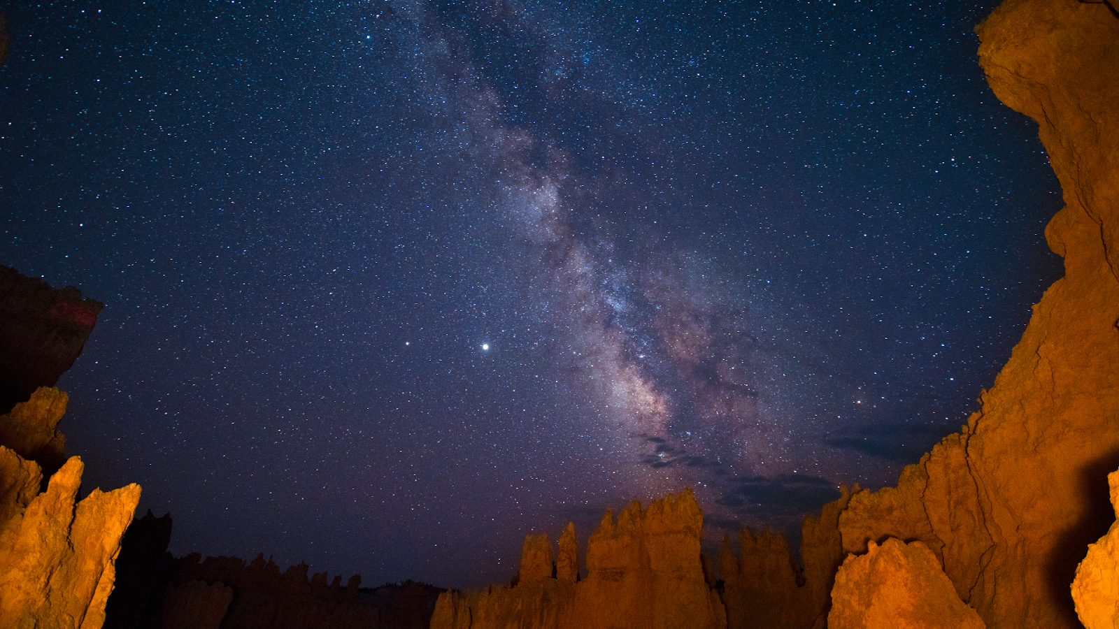 Stars over Bryce Canyon National Park