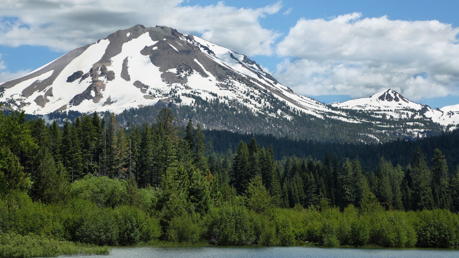 An active volcano