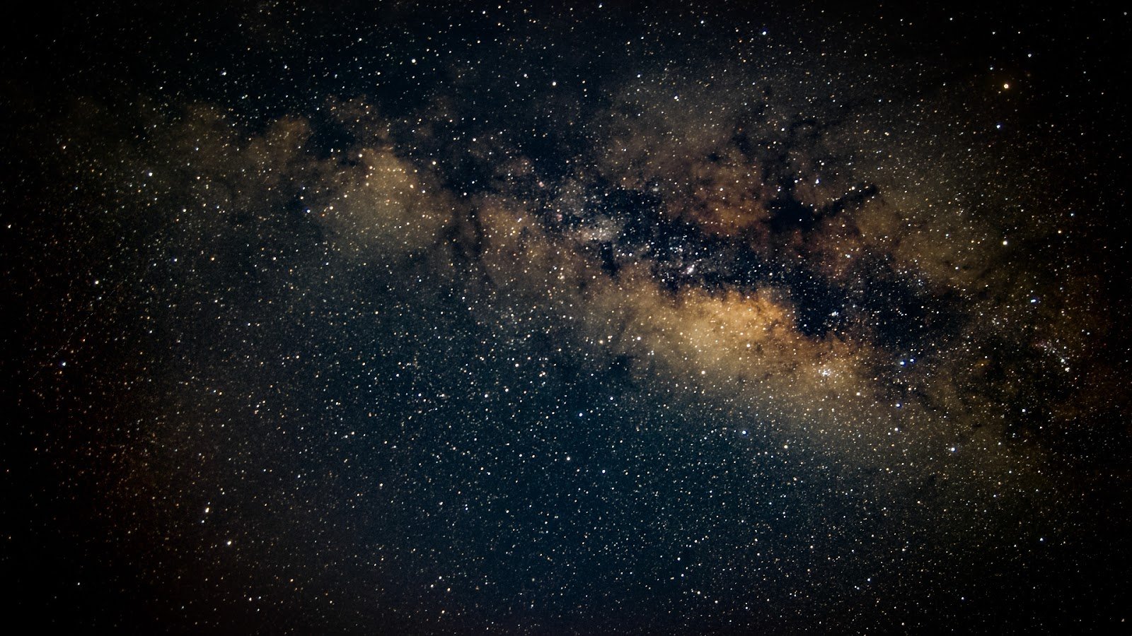 A starry night sky
