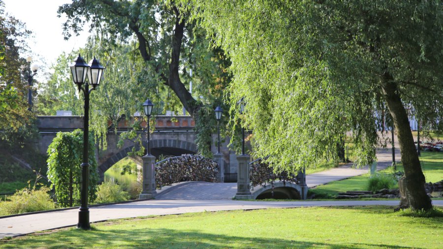 A park in Riga
